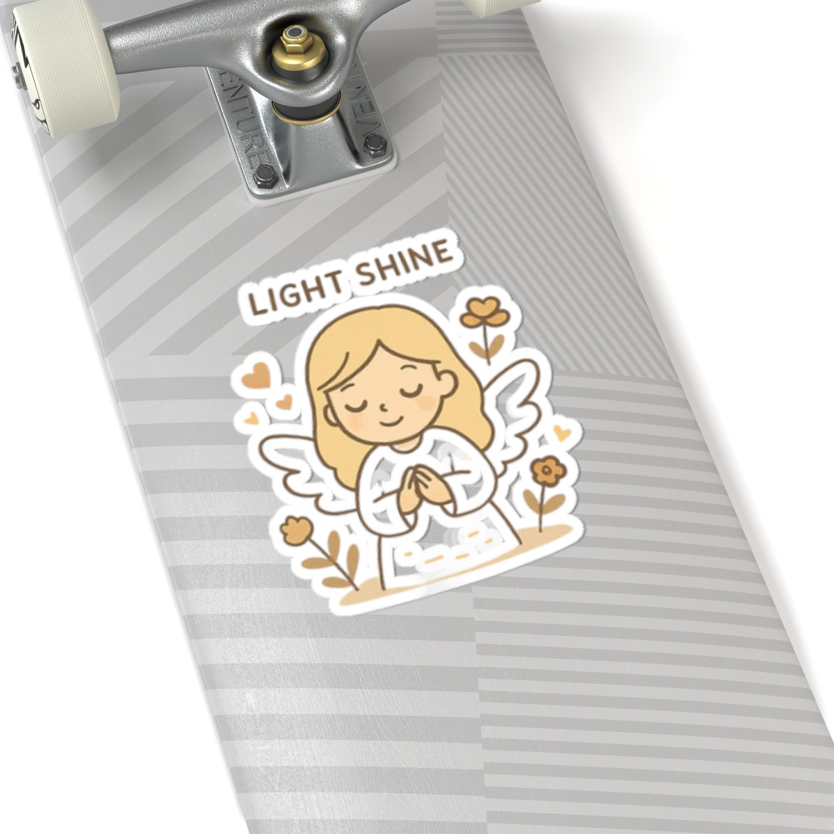 Light SHINE JOY 3 Kawaii Angel Stickers – Faith-Inspired Kiss-Cut Sheet for Journaling, Gifting & Daily Encouragement. A gentle reminder that joy comes in the morning… and sometimes in the form of a tiny angel.