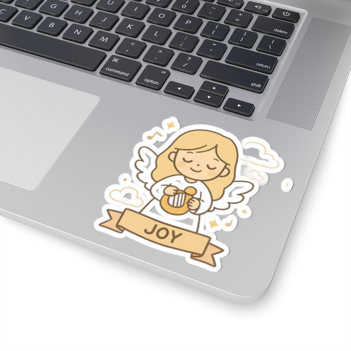 JOY Kawaii Angel Stickers – Faith-Inspired Kiss-Cut Sheet for Journaling, Gifting & Daily Encouragement. A gentle reminder that joy comes in the morning… and sometimes in the form of a tiny angel.