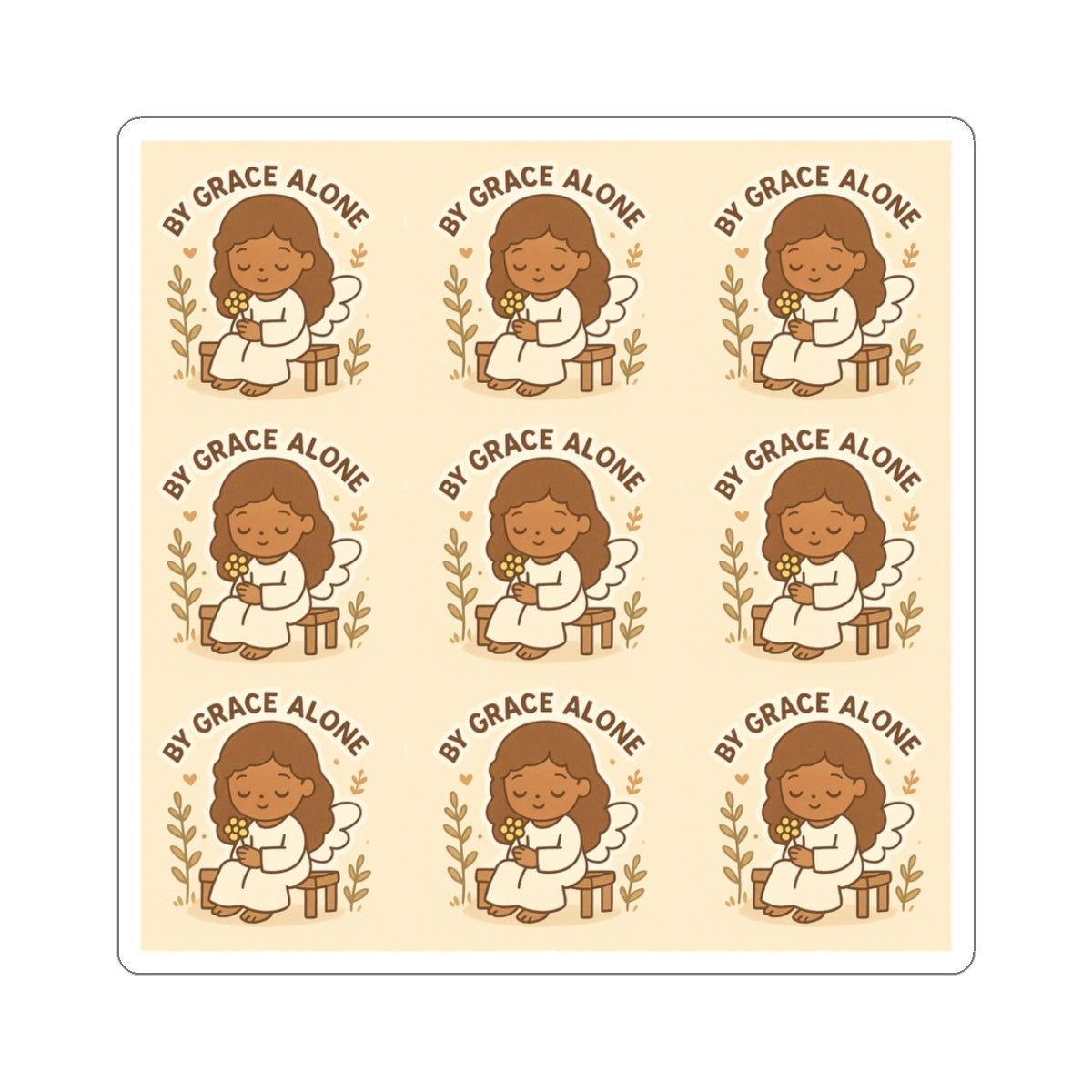 Faith-Inspired Christian Stickers | God’s Promises, Hope & Grace | By Grace Alone Perfect for Journals, Gifts, Laptops & Daily Reminders