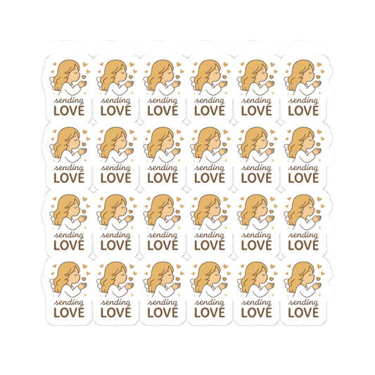 Angel ,Love Sending Stickers – Faith, Love & Encouragement Stickers for Journaling, Gifting & Spiritual Inspiration. Gentle angel hugs and heavenly words to brighten hearts and uplift souls