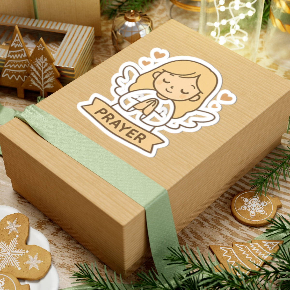 Prayer JOY Kawaii Angel Stickers – Faith-Inspired Kiss-Cut Sheet for Journaling, Gifting & Daily Encouragement. A gentle reminder that joy comes in the morning… and sometimes in the form of a tiny angel.